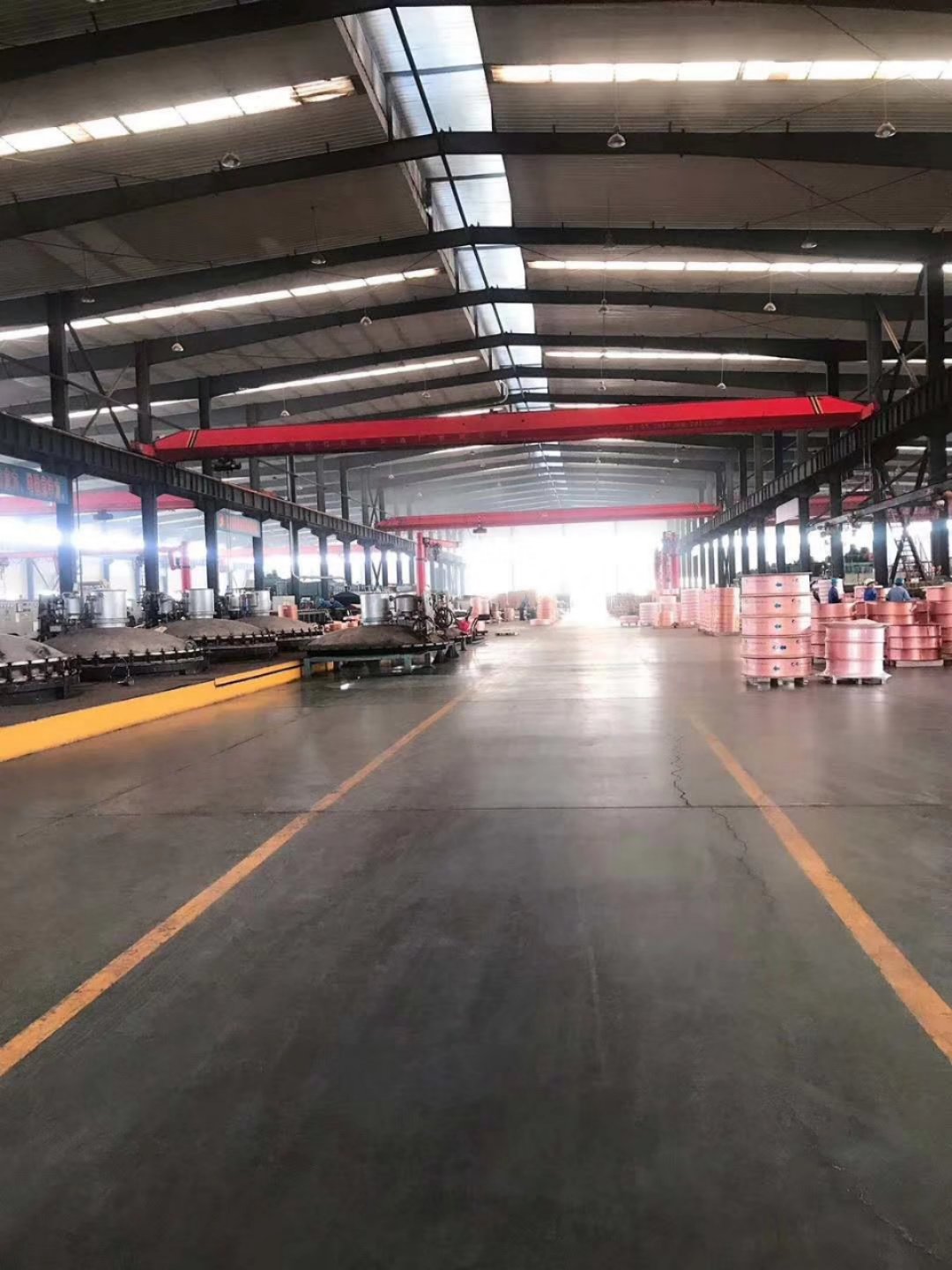 銅管生(shēng)産現(xiàn)場(chǎng)-盤管退火(huǒ)、包裝區(qū)